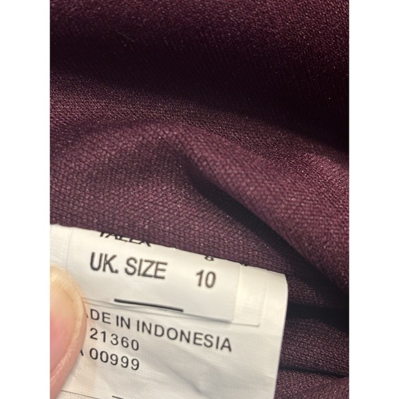 Mori Lee by Madeline Gardner Bridesmaid Dress Eggplant Purple Size 6 Full Length - Picture 6 of 13